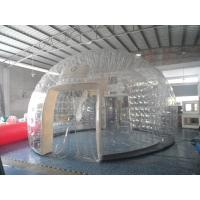 China Outdoor Inflatable Transparent Bubble Tent , PVC Hand-made Clear Dome Tent factory