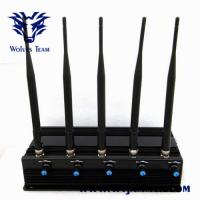 Quality Powerful 11W 40m CDMA GSM Cell Phone And Wifi Jammer for sale