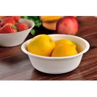 Quality Round Compostable Bagasse Bowls Biodegradable Disposable Sugarcane for sale