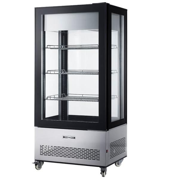 Quality 550L Commercial four sided glass  Ice Cream Freezer for sale