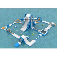 China Sea Inflatable Floating Water Park , Giant  Adult Inflatable Water Splash Park Equipment factory