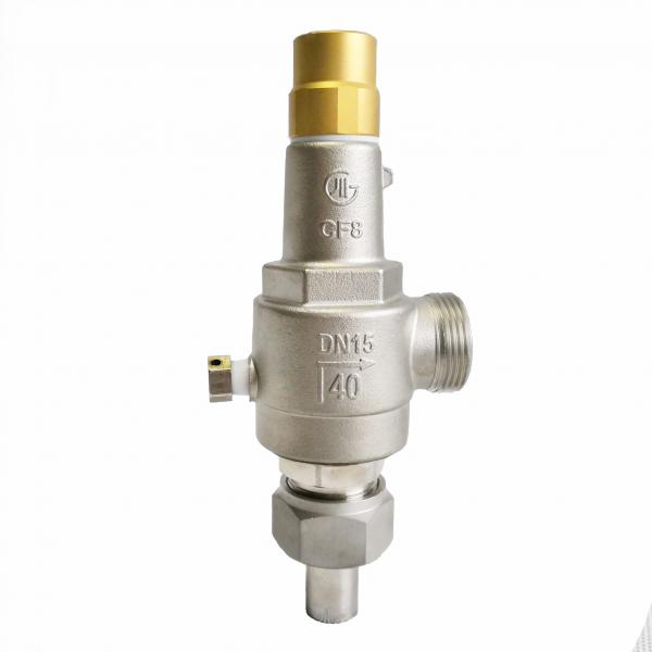 Quality OEM DN20 Cryogenic Safety Valve Stainless Steel 304 / 316 Thread Connection for sale