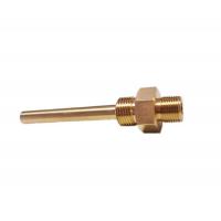China Lead Free Brass Divet Tube Used For Pressure Gage BSP Thread Brass Fittings for sale