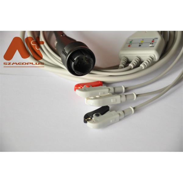 Quality CE Saadat Heyer Sierra Neptune Cable 9 Pin 3.5M 3 Lead ECG Cable for sale