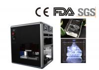 China Rapid Scanner 3D Glass Crystal Laser Engraving Machine 300x200x100mm Size factory
