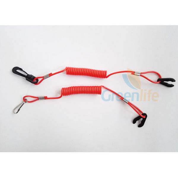Quality Universal Red Jet Ski Safety Lanyard For Outboard Motors Floating Wave Runner for sale