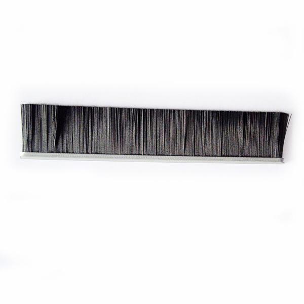 Quality Custom Aluminium Holder Nylon Strip Brush Door Sweep Seal Soundproof for sale