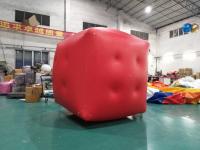 China Military Inflatable Swim Buoys Gunnery Practice Square Shaped Red Color factory