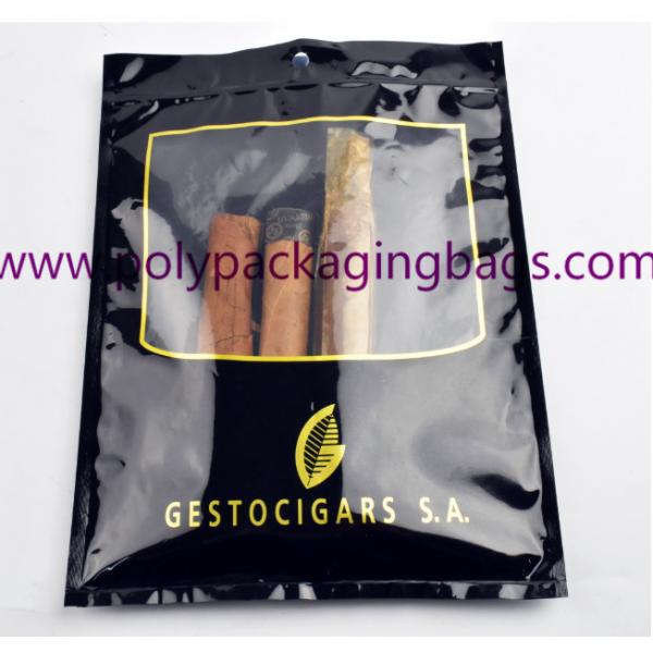 Quality Portable Resealable Plastic Cigar Humidor Bags To Keep Cuban Cigars Fresh And for sale