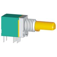 China 8mm metal shaft rotary potentiometer with switch,Dual gangs for audio applications factory