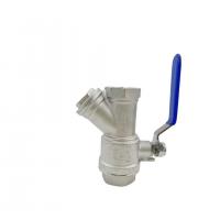 China SS304 Y Type Manual Filter Ball Valve Normal Temperature Package Gross Weight 0.223kg for sale