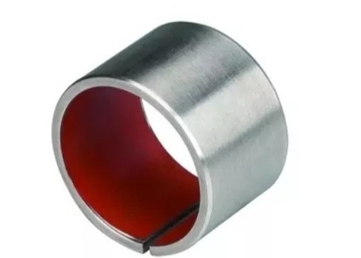 Quality 250N/mm² Self Lubricating Red PTFE Metal Polymer Bearings for sale