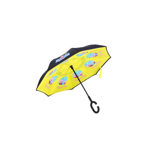 Quality Children Reverse Inverted Umbrella Cartoon Art Digital Printing Manual Close for sale