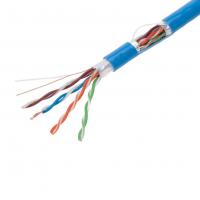 Quality Blue 0.57mm CAT6 FTP Cable , Practical Pure Copper Cat6 Cable for sale