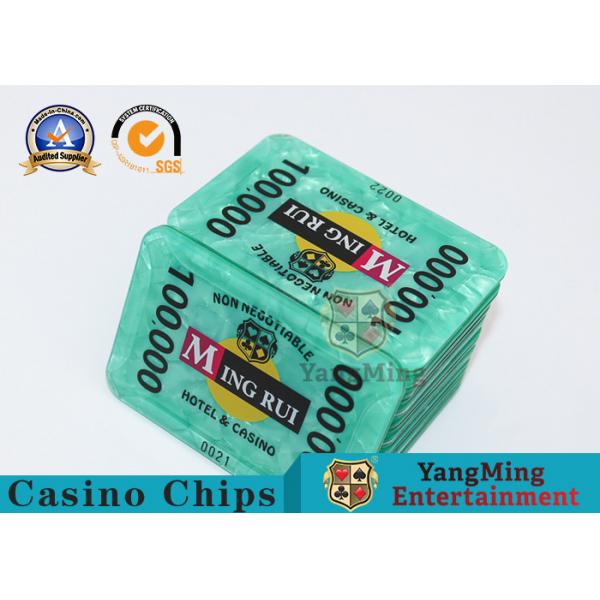 Quality Lasvegas RFID Poker Chips Set Clay Casino Stickers Security Number For Gambling for sale