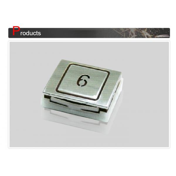 Quality COP LOP Elevator Push Button with Special Filing Process / Braille Lift Buttons for sale