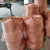 Quality OEM Copper Knitted Wire Mesh Pest Control Soft And Cutting Processing for sale