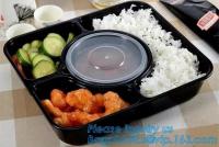 China stackable airtight food tray 5 compartments,Professional design plastic sea food container,6 Compartment Food Tray pack factory