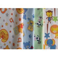China Cotton Flannelette Fabric Lovely Printed Fabric Textile For Kids Safety Garment factory