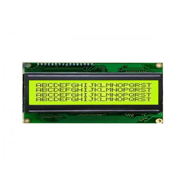 Quality 20 X 4 2004A LCM LCD Display Yellow - Green Screen 98 X 60 X 13.5mm Outline Size  for sale