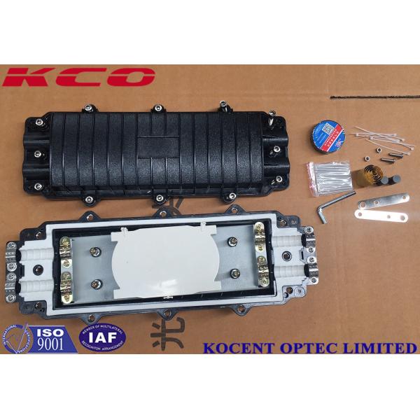 Quality PC Material IP65 Fiber Optic Splice Closure KCO-H2295 Inline Type 2 In 2 Out 12fo for sale