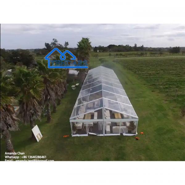 Quality Customized A Shape Outdoor Banquet Tent Aluminium Party Tents With Sidewalls for sale