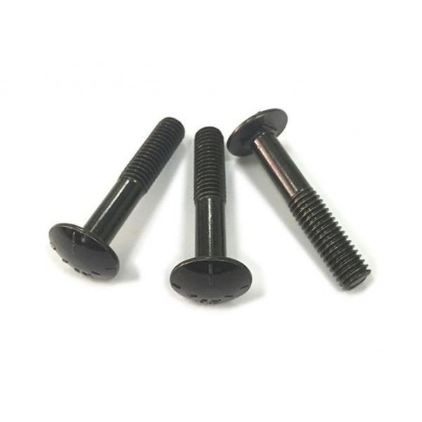 Quality Metal Round Head Bolt M6 M8 M10 M12 , Short Square Neck Fully Threaded Bolts for sale