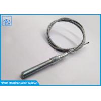Quality 7x7 1.5mm Stainless Steel Wire Rope Assembly End Fittings With Swaged Eyebolt for sale