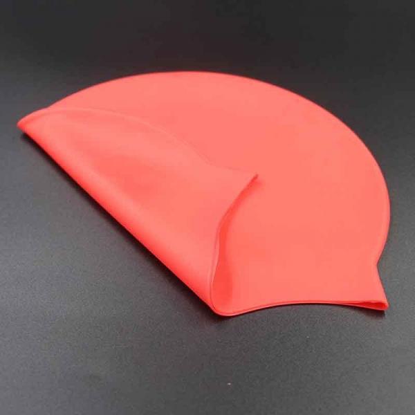 Quality Adult Children Silicone Swimming Hat , Durable Soft Silicone Bathing Cap for sale