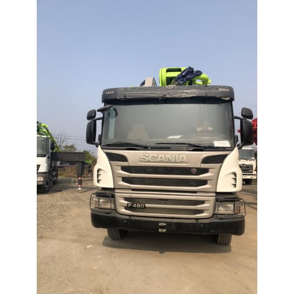 Quality Used Scania P420 Boom Concrete Truck , Used Construction Equipment 180m3/H for sale