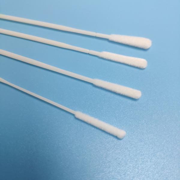 Quality Disposable Nylon Flocked Sample Collection Swab 150mm With Breakpoint for sale