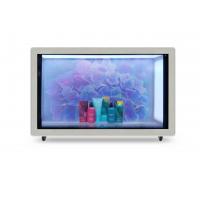 China 55in 400nits Transparent LCD Advertising Player 200W for sale
