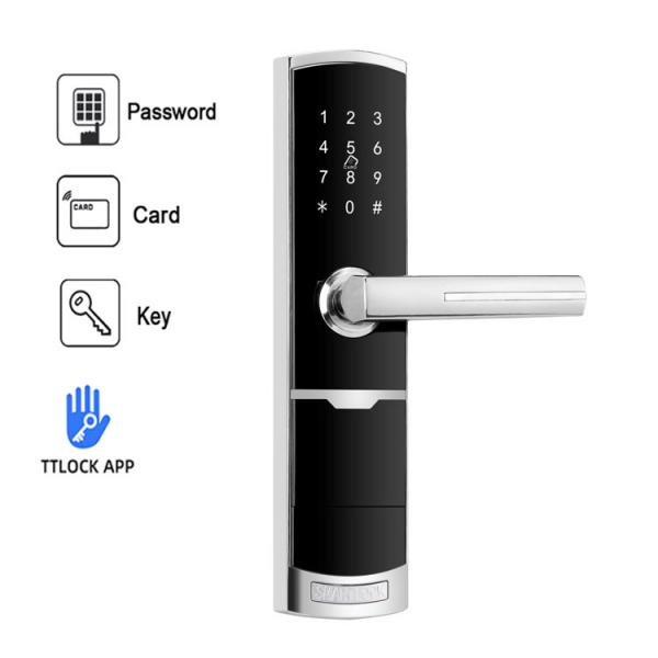 Quality FCC Digital Smart Door Lock Office Password Unlock Apartment Zinc Alloy for sale