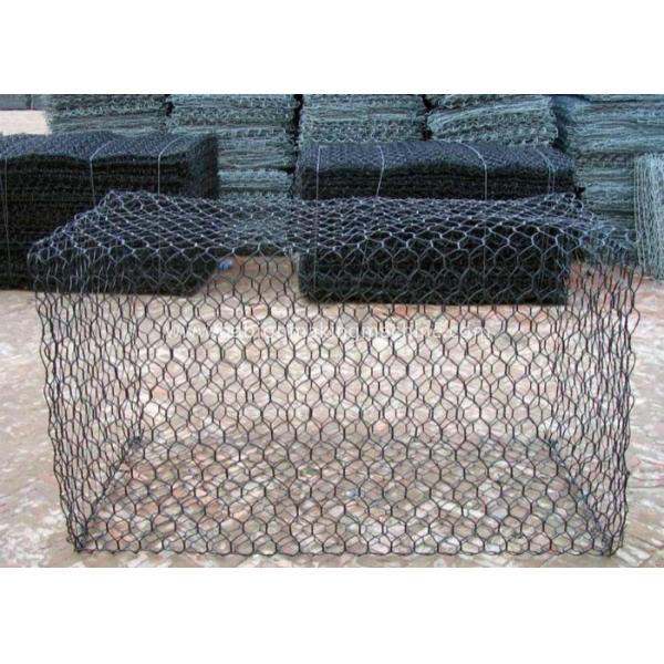 Quality Galvanized / PVC Coated Gabion Wire Mesh For Fencing Stone 2.7mm Wire Diameter for sale