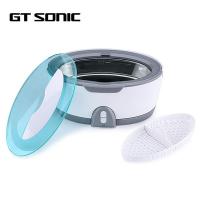 China Portable Dental Ultrasonic Cleaner 5 Mins Auto Shut Off 35w 40kHz 450ml With UV Light factory