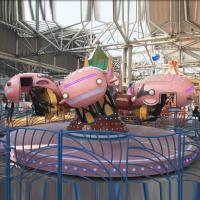 China Funny Amusement Park Rides Carzy Dance Ride 6 Caoches FRP Floor factory