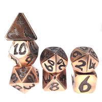 China Mini RPG Dice 7 Piece Dice Set Multifunctional Polyhedral Handcrafted Nontoxic for sale