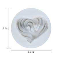 China Silicone Baking Utensils Custom Size Cake Decoration Tools 3d Rose Flower Shape Fondant Mould factory