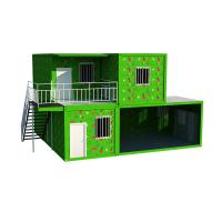 Quality Assembled Two Bedroom Home Prefab Expandable Container House for sale