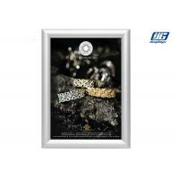 China Customized Size Silver Coloar Aluminum Snap Open Frame Poster Display Case factory