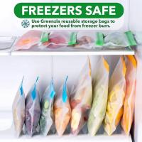 Quality Sandwich Snacks Peva Zipper Bags Safe 2 Gallon Reusable Freezer Bags Silicone for sale