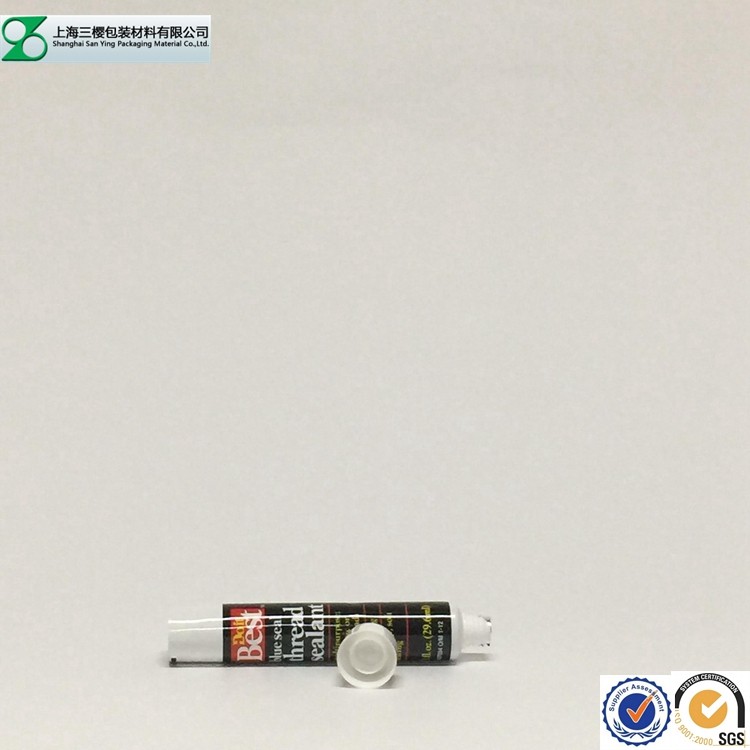 China Black Matte Surface Handling Pharmaceutical Tube Packaging , 50ml Medicine Cream Tube factory
