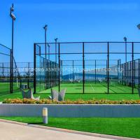 Quality LED Lighting Padel Tennis Courts Custom 12mm Height  Grass Surface for sale