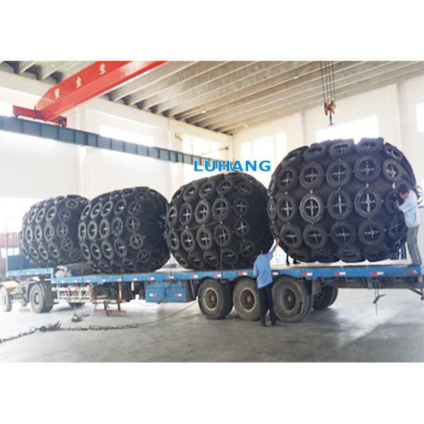 Quality Floating Ship Rubber Fender Synthetic Tyre Cord Layer With Safety Valve for sale