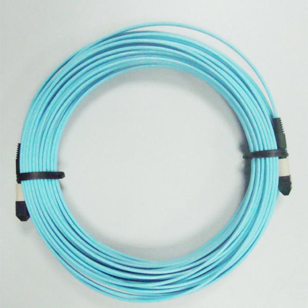 Quality 10Gbs Multi Mode OM3 OM4 OFNP Cable 12 24 Fiber MTP MPO optical patch cord for sale