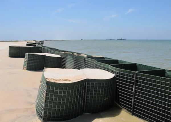 Zinc Coated Welded Defensive Barriers For Military Sand Wall or Flood Control