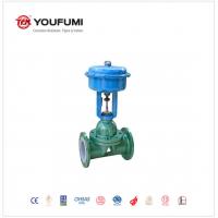 Quality Fluoroplastic PTFE Lined Diaphragm Valve Casted Steel Pneumatic Operated for sale
