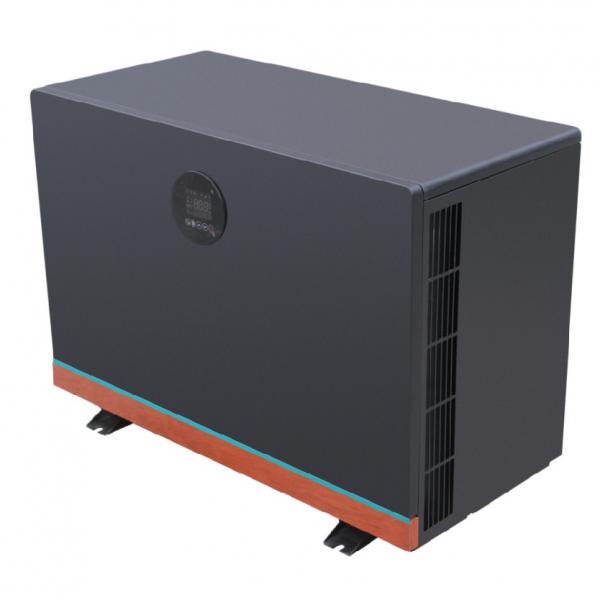 Quality Black 13KW Swimming Pool Inverter Heat Pump Boiler High COP Low Carbon for sale