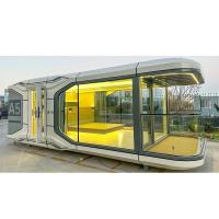 China Hotel Accommodation 38 M2 Model E7 Solar Capsule House With Luxury Apple Cabin Design factory