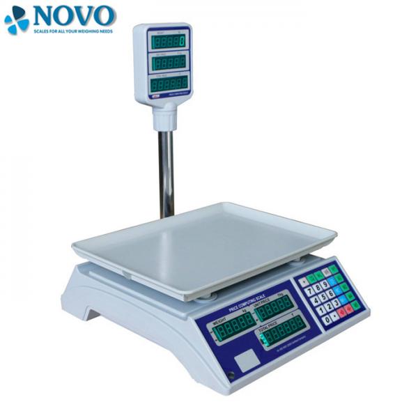 Quality High Resolution Digital Pricing Scale , Digital Computing Scale External Digital Calibration for sale